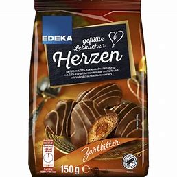 Edeka Lebkuchen Herzen Zartbitter Gefullt (Apricot)